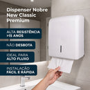 Dispenser Para Papel Toalha Interfolhas New Classic Branco - Nobre