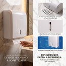 Dispenser Para Papel Toalha Interfolhas New Classic Branco - Nobre