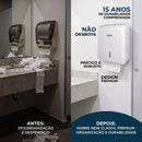 Dispenser Para Papel Toalha Interfolhas New Classic Branco - Nobre