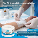 Fita Cirúrgica Microporosa Branca 2,5cm x 10m - Wiltex