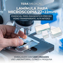 Laminula Para Microscopia 22x22mm 1000un - Tera Medical