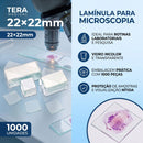 Laminula Para Microscopia 22x22mm 1000un - Tera Medical