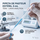 Pipeta De Pasteur 3ml - Esteril 100un - Tera Medical