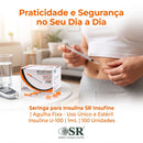 Seringa Insulina 0,5ml Com Agulha Fixa 25x0,60 100un - SR
