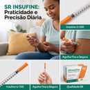 Seringa Insulina 0,5ml Com Agulha Fixa 25x0,60 100un - SR