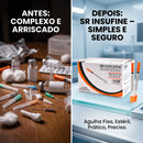 Seringa Insulina 0,5ml Com Agulha Fixa 25x0,60 100un - SR