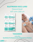 Eletrodo ECG Para Monitoração Cardíaca 50un - Live