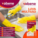 Luva de Limpeza Látex Multiuso Amarela Tamanho GG 1 Par - Vabene