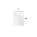 Saco Com Fecho Zip Lock Hermético N03 7x10,5cm 100un - Talge