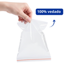 Saco Plástico Zip N12 35x45cm 50un - Vabene