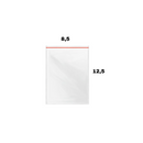 Saco Com Fecho Zip Lock Hermético N04 8,5x12,5cm 100un - Talge