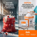 Saco de Lixo Infectante Branco 100L 100un - Medix