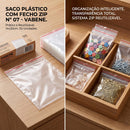 Saco Com Fecho Zip Lock Hermético N07 14x20cm 50un - Vabene