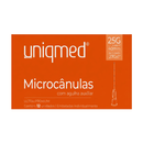 Microcanulas 40x0,50mm Com Agulha Auxiliar 23G 12un - Uniqmed