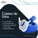 Coletor de Urina Masculino Tipo Papagaio Com Mangueira 2L - Supermedy