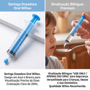 Seringa Dosadora Oral 20ml 40un - Wiltex
