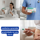 Agulha Descartável Para Caneta de Insulina 4x23mm 32G 100un - Uniqmed