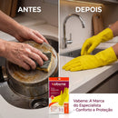 Luva de Limpeza Látex Multiuso Amarela Tamanho GG 1 Par - Vabene