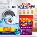 Cápsula Lava Roupas Washcaps 20un - Hode