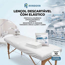 Lençol Descartável Com Elástico Branco - Anadona