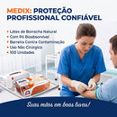 Luva de Procedimento Látex Com Pó 100un - Medix