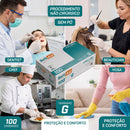 Luva de procedimento Látex Sem Pó 100un - Soft Aid