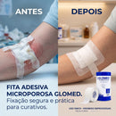 Fita Microporosa Branca 10cm x 10m - Glomed