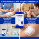 Fita Microporosa Branca 10cm x 10m - Glomed