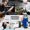 Luva de Procedimento Nitrílica Preta Sem Pó 100un - Medix