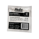 Luva Plástica Estéril 100un - Medix