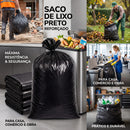 Saco De Lixo Preto Reforçado 300L 100un - Dr. Luvas