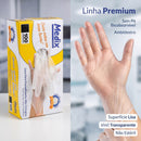 Luva de Procedimento Vinil Sem Pó 100un - Medix