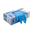 Luva de Procedimento Nitrílica Azul Sem Pó 100un - Descarpack