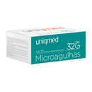 Microagulha 32Gx4mm 100un - Uniqmed